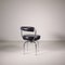LC7 Chair in Black Leather by Charlotte Perriand for Cassina 2
