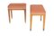 Mid-Century Italian Wood and Fabric Stools by Paolo Buffa, 1950s, Set of 2, Image 1