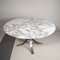 Model T69 Round Table with Arabesque Carrara Marble Top by Osvaldo Borsani & Eugenio Gerli for Tecno, 1960s 3