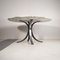 Runder Modell T69 Tisch mit Tischplatte aus Arabesque Carrara Marmor von Osvaldo Borsani & Eugenio Gerli für Tecno, 1960er 2
