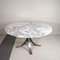 Model T69 Round Table with Arabesque Carrara Marble Top by Osvaldo Borsani & Eugenio Gerli for Tecno, 1960s, Image 1