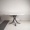 Model T69 Round Table with Arabesque Carrara Marble Top by Osvaldo Borsani & Eugenio Gerli for Tecno, 1960s 4