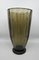 Large Smoked Glass Vase, 1950s 4