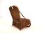 Vintage English Rattan Beach Chair, 1940s, Image 5