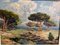 Charles Cermark, Landscape of the Côte d'Azur, 1930, Oil on Canvas, Framed, Image 1
