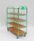 Vintage Industrial French Rolling Cart Factory Trolley, 1960s, Image 7