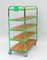 Vintage Industrial French Rolling Cart Factory Trolley, 1960s 4
