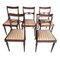 Spanish Mahogany Chairs, Set of 5 1