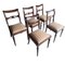 Spanish Mahogany Chairs, Set of 5, Image 2