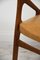 Mid-Century Modern Teak and Leatherette Dining Chairs, 1960s, Set of 4 9