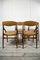 Chaises de Salle à Manger Mid-Century Modernes en Teck et en Similicuir, 1960s, Set de 4 10