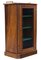 Inlaid Walnut Music Pier Display Cabinet, 1880s 1