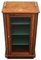 Inlaid Walnut Music Pier Display Cabinet, 1880s 2