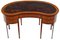 Large Inlaid Mahogany Kidney Shaped Jas Shoolbred Twin Pedestal Desk, 1890s, Image 5