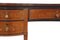 Large Inlaid Mahogany Kidney Shaped Jas Shoolbred Twin Pedestal Desk, 1890s 3