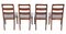 19th Century Fruitwood Dining Chairs, Set of 4 2