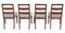 19th Century Fruitwood Dining Chairs, Set of 4, Image 2