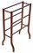 Art Nouveau Mahogany Towel Rail Stand, 1890s, Image 2