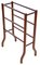 Art Nouveau Mahogany Towel Rail Stand, 1890s, Image 1