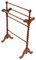 Vintage Beech Barley Twist Towel Rail Stand 1