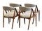 Dänische Stühle aus Teak & Eiche mit Kvadrat Bezug von Schou Andersen, 1960er, 4er Set 6