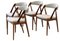 Danish Chairs in Teak and Oak with Kvadrat Upholstery from Schou Andersen, 1960s, Set of 4, Image 13