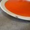 Servizio da rosolio Art Déco in ceramica arancione e bianca di Rome Umbertide, anni '30, set di 8, Immagine 12