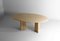 Oval Travertine Dining Table, Italy, 1970s 4