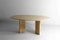 Oval Travertine Dining Table, Italy, 1970s 2