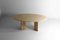 Oval Travertine Dining Table, Italy, 1970s, Image 3