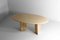 Oval Travertine Dining Table, Italy, 1970s, Image 1