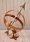 Large Swedish Wrought Iron, Brass and Copper Garden Sundial, 1960s 5