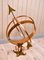 Large Swedish Wrought Iron, Brass and Copper Garden Sundial, 1960s 3