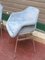 Blue Upholstery and Chrome Armchairs, 1970s, Set of 2, Image 3