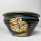 Ciotola giapponese in ceramica del primo periodo Shōwa con motivi floreali, anni '50, Immagine 3