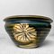 Early Shōwa Period Ceramic Japanese Bowl with Floral Pattern, 1950s, Image 3