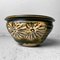 Early Shōwa Period Ceramic Japanese Bowl with Floral Pattern, 1950s 1