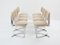 Chairs in Stainless Steel & Wool Bouclé from Paul Legeard, 1970s, Set of 8, Image 12
