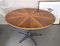 Mid-Century Modern Starburst Round Living Room Table in Walnut & Chrome, Germany, 1960s, Image 14