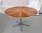 Table de Salon Ronde Mid-Century Starburst en Noyer et Chrome, Allemagne, 1960s 1