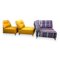 Mehrfarbiges Modulares 3-Sitzer Sofa von Fama Arianne, 3er Set 13