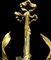 Jugendstil Deckenlampen aus Bronze, Frankreich, 1905, 2er Set 10