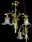 Lámparas de techo modernistas de bronce, Francia, 1905. Juego de 2, Imagen 8