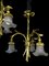 Jugendstil Deckenlampen aus Bronze, Frankreich, 1905, 2er Set 3