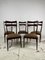Wooden Chairs in Leather attributed to Ico & Luisa Parisi, 1950s, Set of 5, Image 1