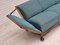 Danish 3 Seater Drop Arm Sofa in Wool & Oak, 1950s 17