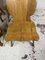 Brutalist Italian Wooden Chairs, 1960s, Set of 4 5