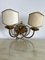 Italian Golden Wrought Iron Wall Lights, 1980s, Set of 4, Image 7