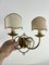 Italian Golden Wrought Iron Wall Lights, 1980s, Set of 4, Image 5