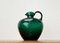 Art Deco German Green Glass Jug by Prof. Bruno Mauder for Zwiesel Theresienthal, 1930s 13